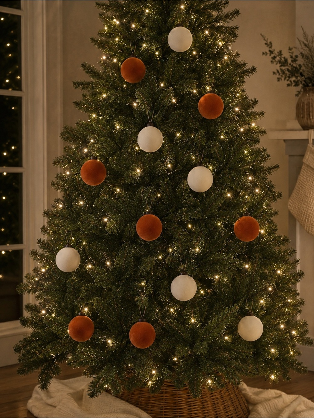 Hobby Lobby Velvet Flocked Ornaments 3”